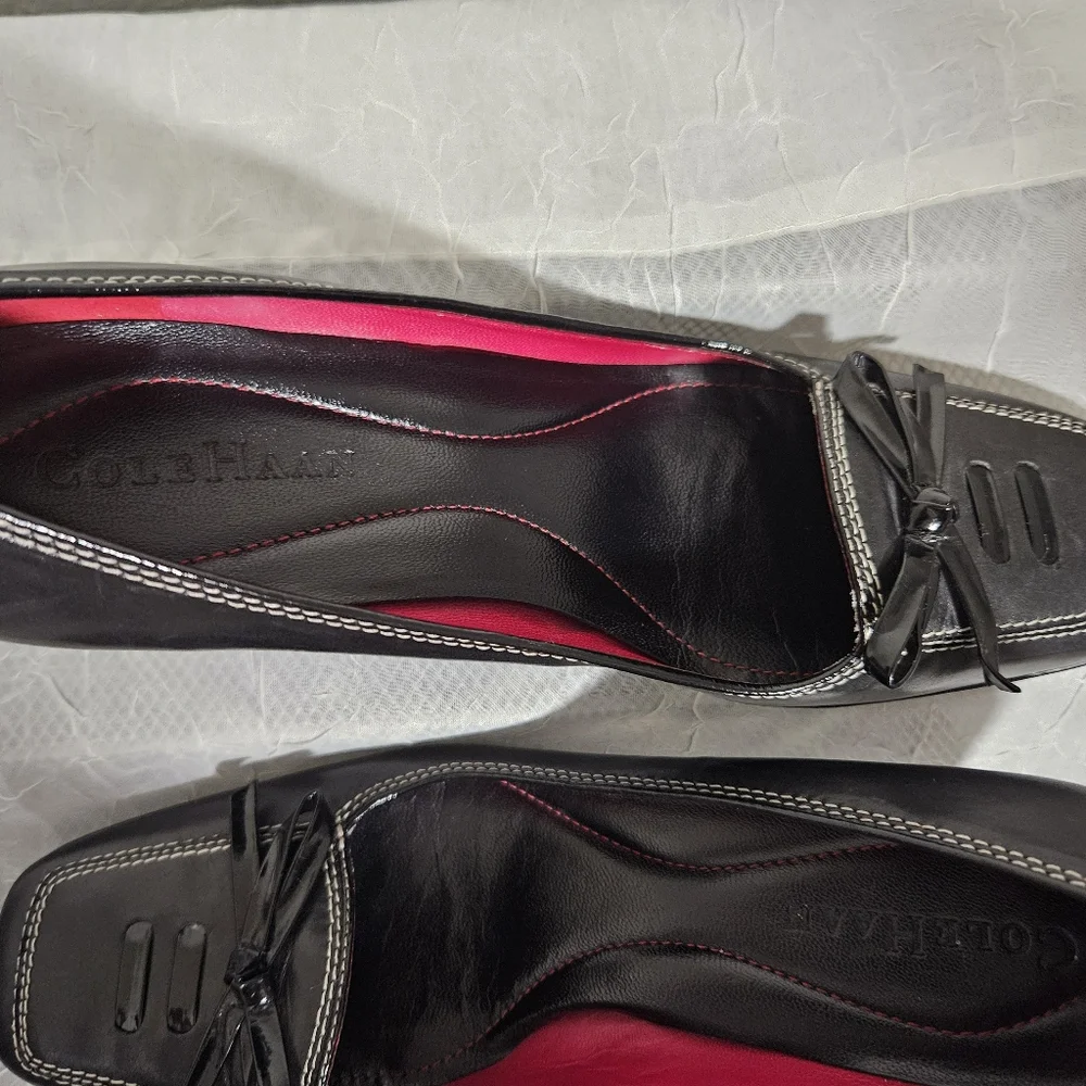 Black Cole Haan Dress Shoes (7AA) - Picture 2 of 13